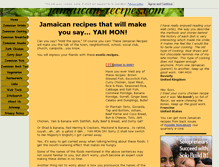 Tablet Screenshot of jamaican-recipes.com